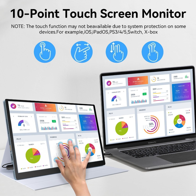 Monitor táctil portátil OLED d - Laptops reseña y precio