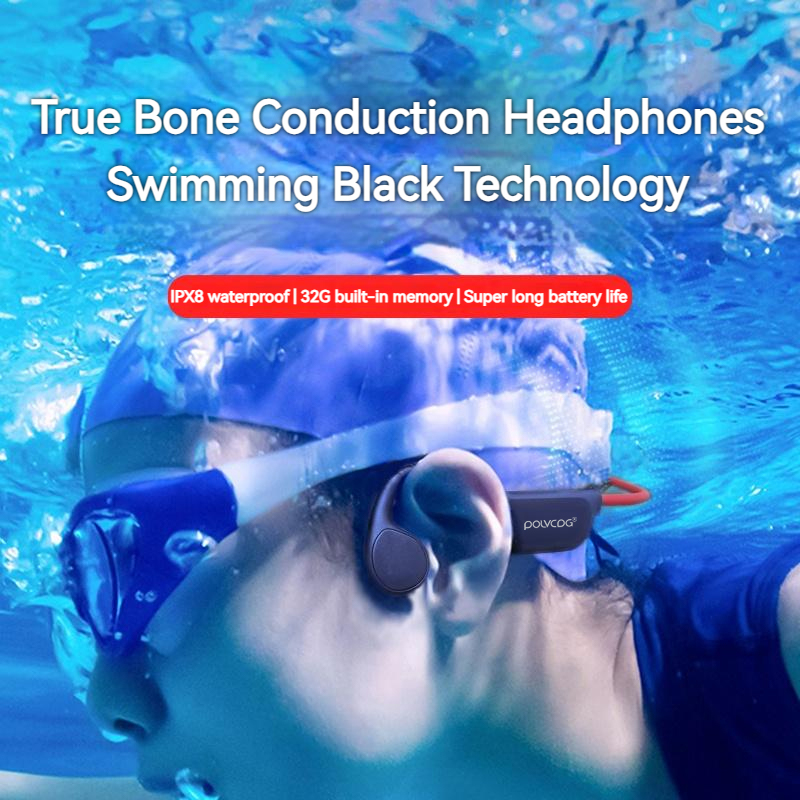 POLVCDG Auriculares de Conducc - Bone Conduction Running Headphones reseña y precio