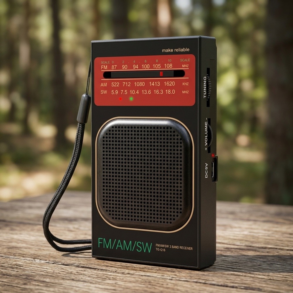 Radio portátil compacta y reca - Headphones reseña y precio