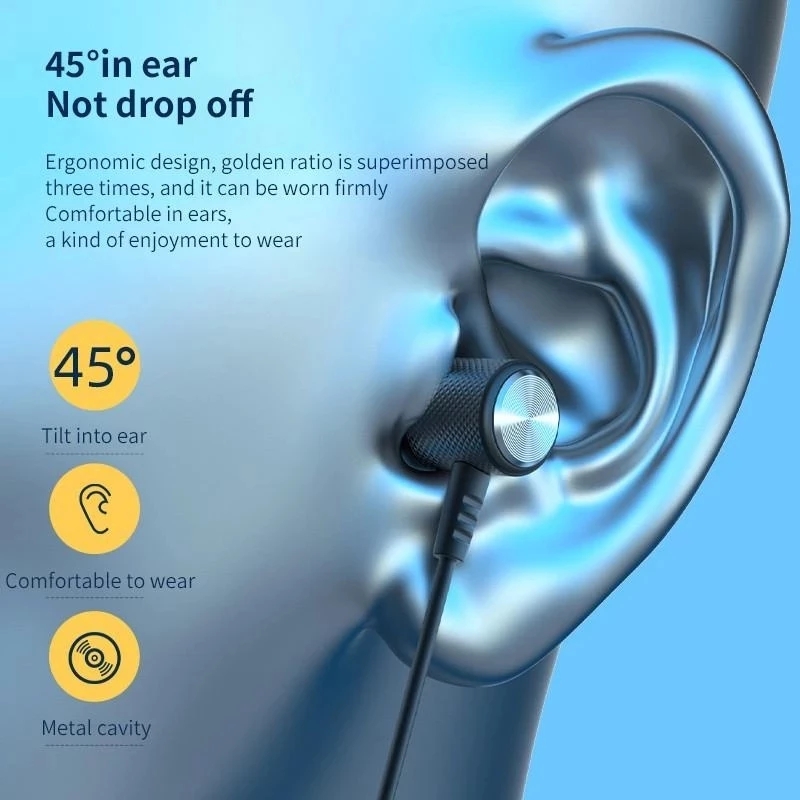 Auriculares inalámbricos con B - Magnetic Neckband Sports Earphones reseña y precio